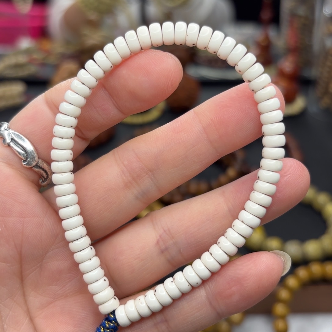 清***晨星月菩提吊坠原生态3*6