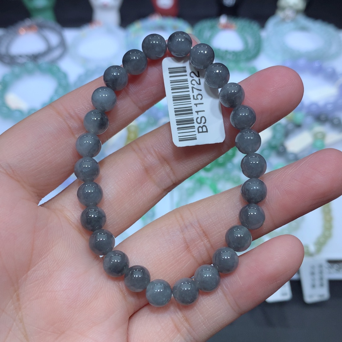 翡翠未镶嵌手串天然