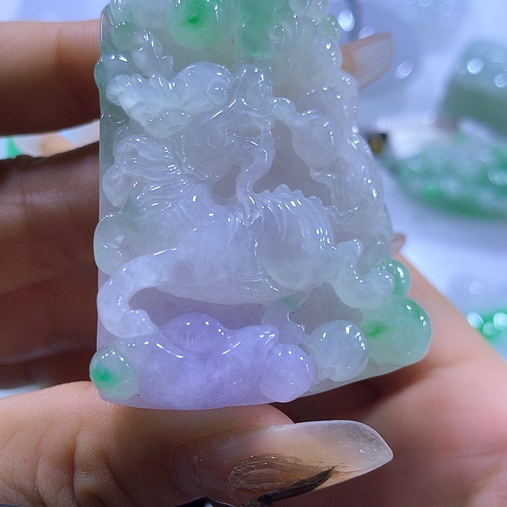 颈饰未镶嵌翡翠天然翡翠A货吊坠