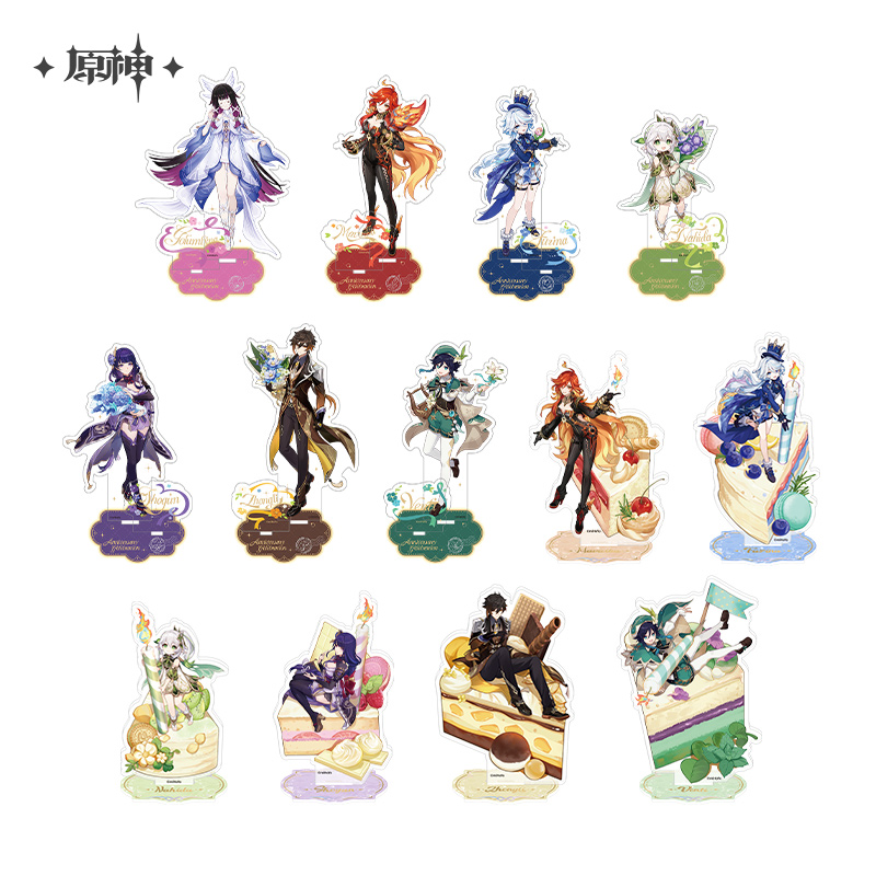 【原神官方】周年庆典系列立牌 Genshin