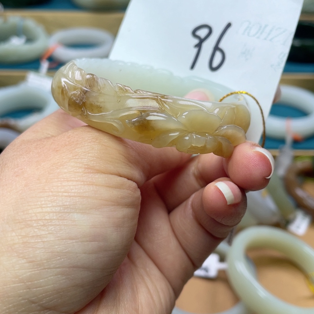 未镶嵌手镯和田玉圈口53