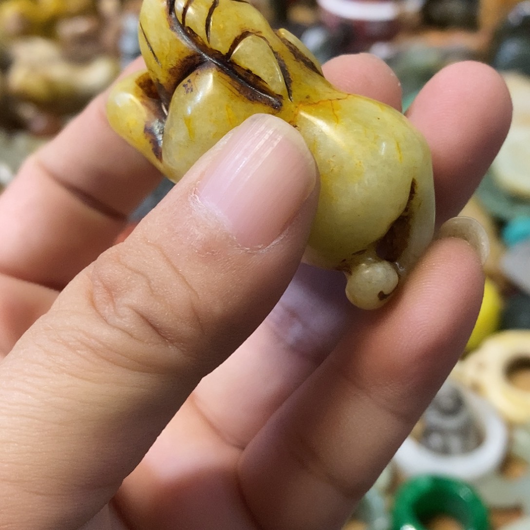 和田玉（糖玉）未镶嵌挂件玉器玉器玉器挂件