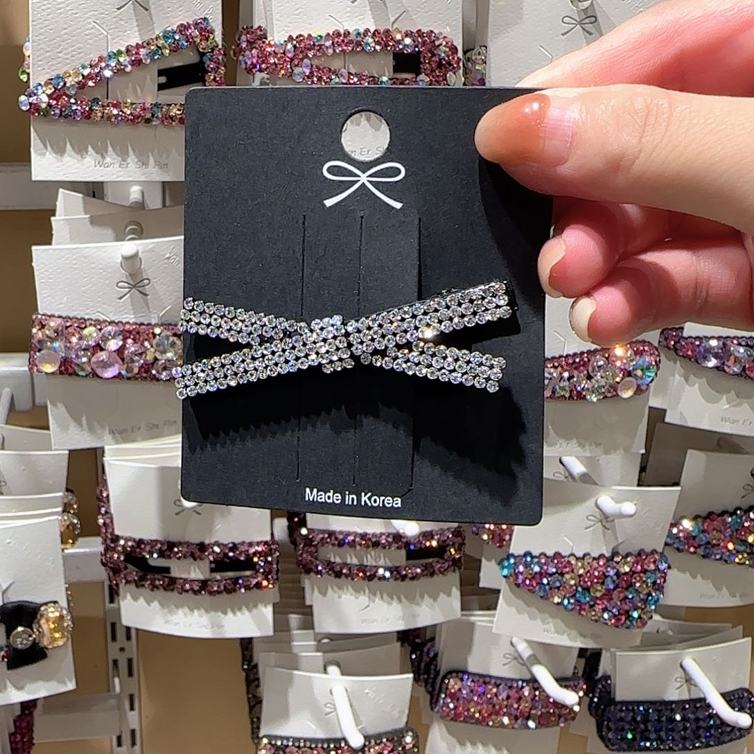 非金属皮质蝴蝶结压夹