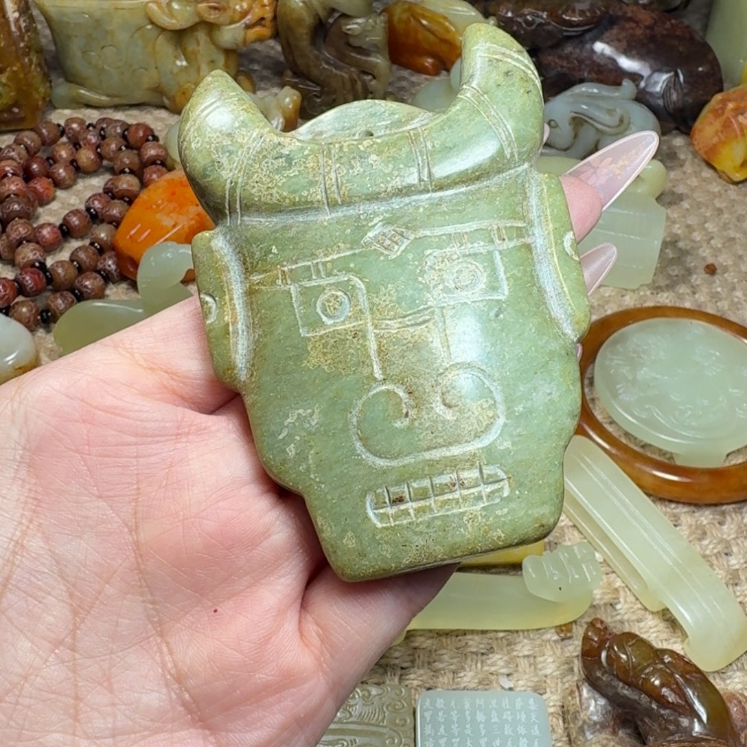 白玉菩提吊坠挂件