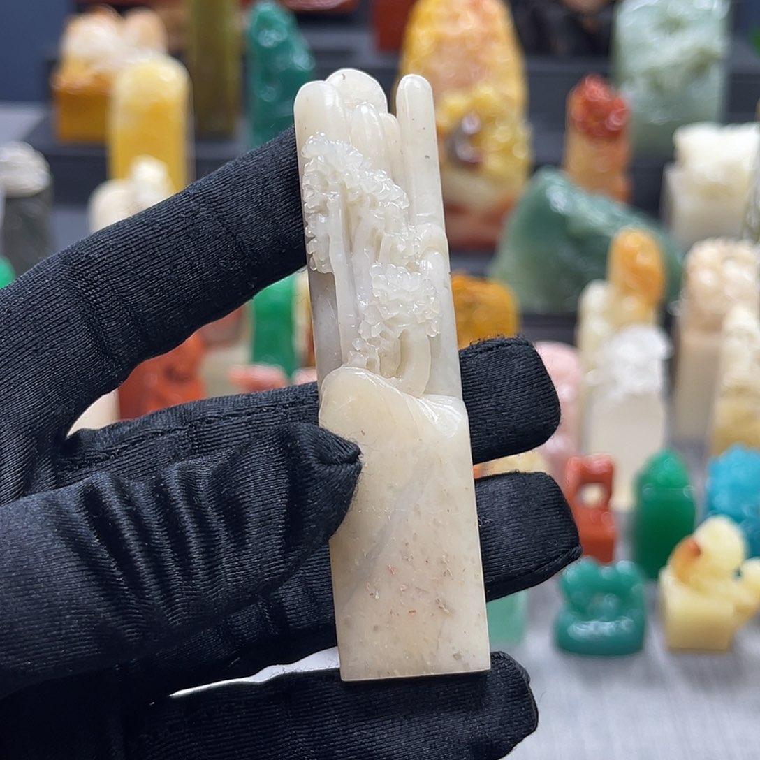 寿山石印石包邮包刻7600