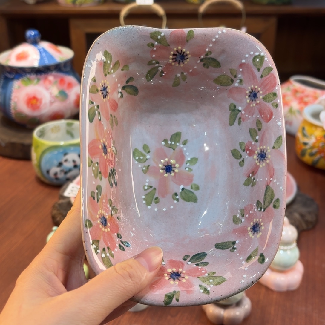 景德镇手绘高温釉下彩陶瓷茶具