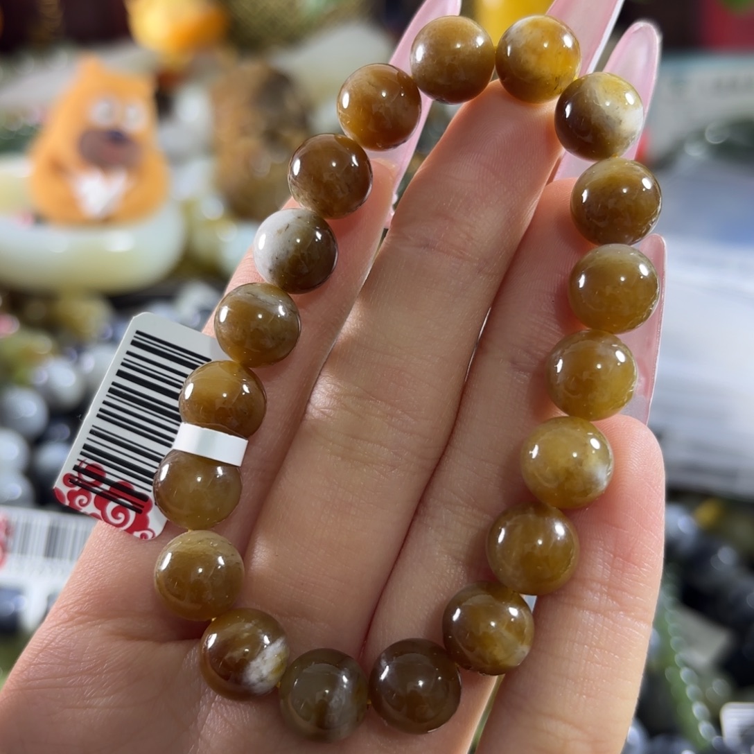 和田玉未镶嵌手链193