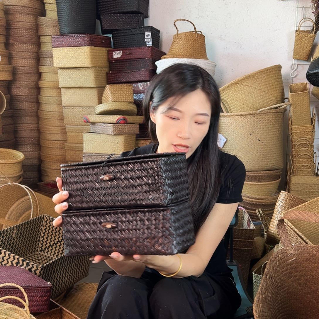 草编草编包/草编收纳盒微瑕疵