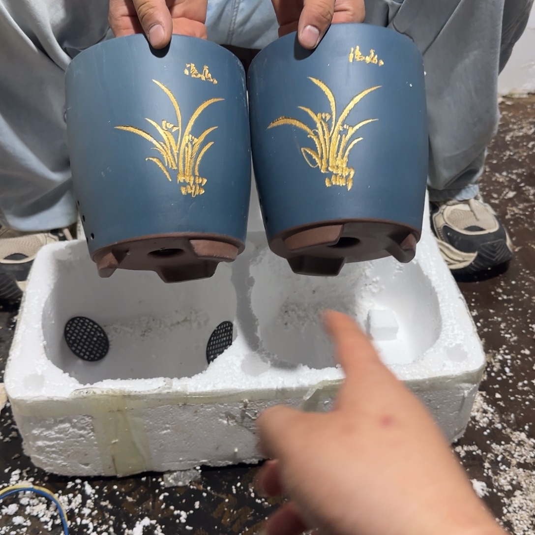 紫砂花盆口径16.18口径