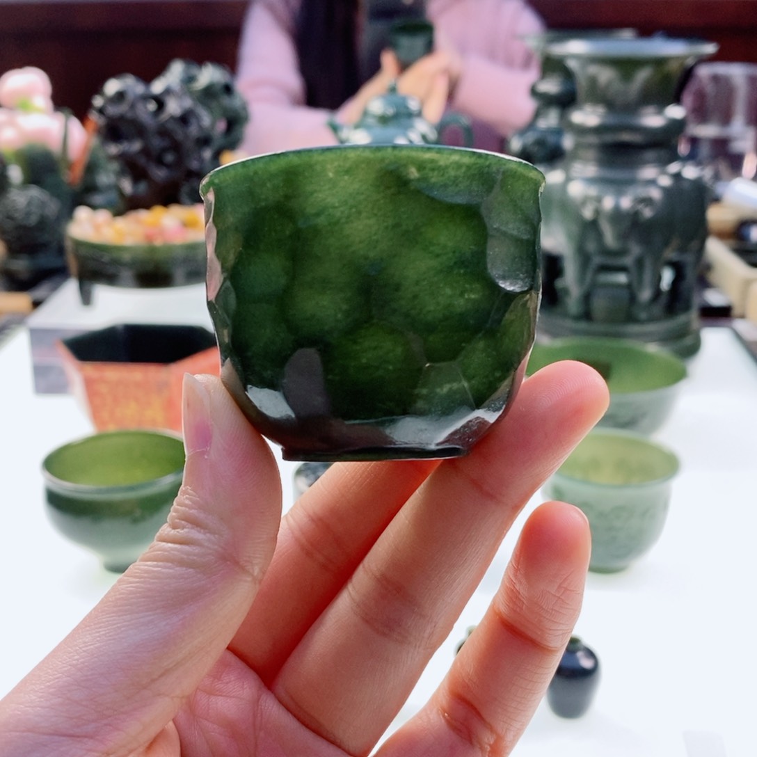 和田玉（青玉）摆件未镶嵌