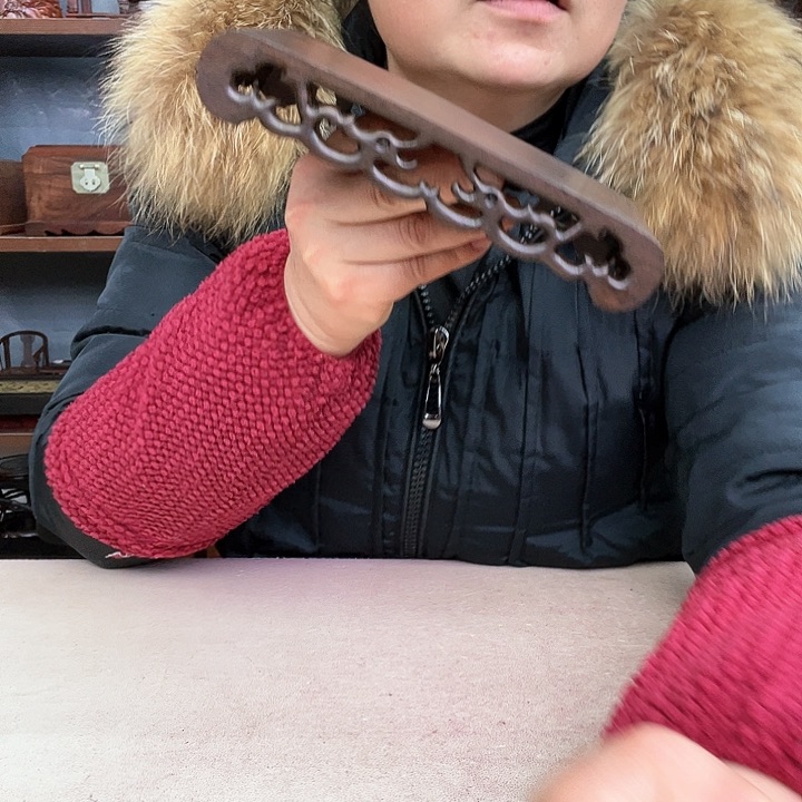 乌木类端景台小李子红木工艺品1220