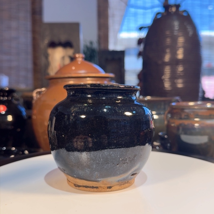 琉璃手工艺品一***吃茶叶罐