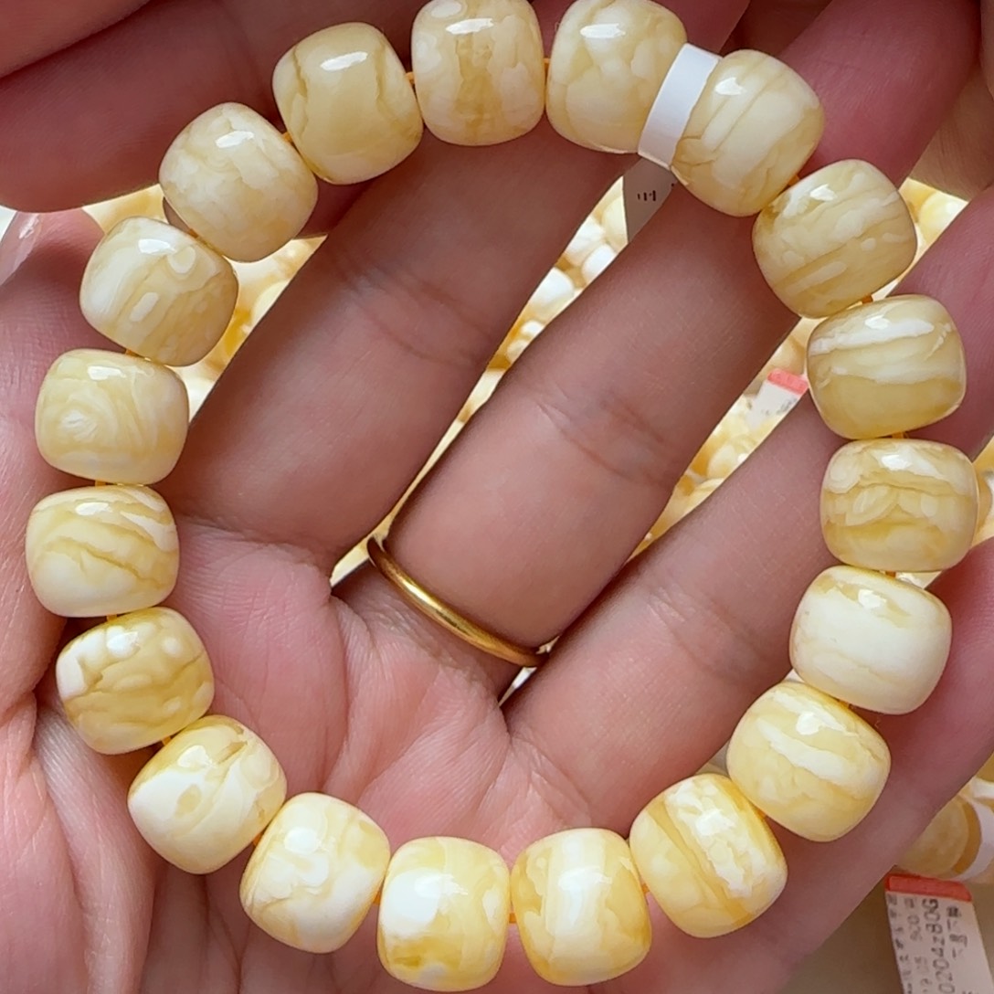 琥珀手链未镶嵌蜜蜡