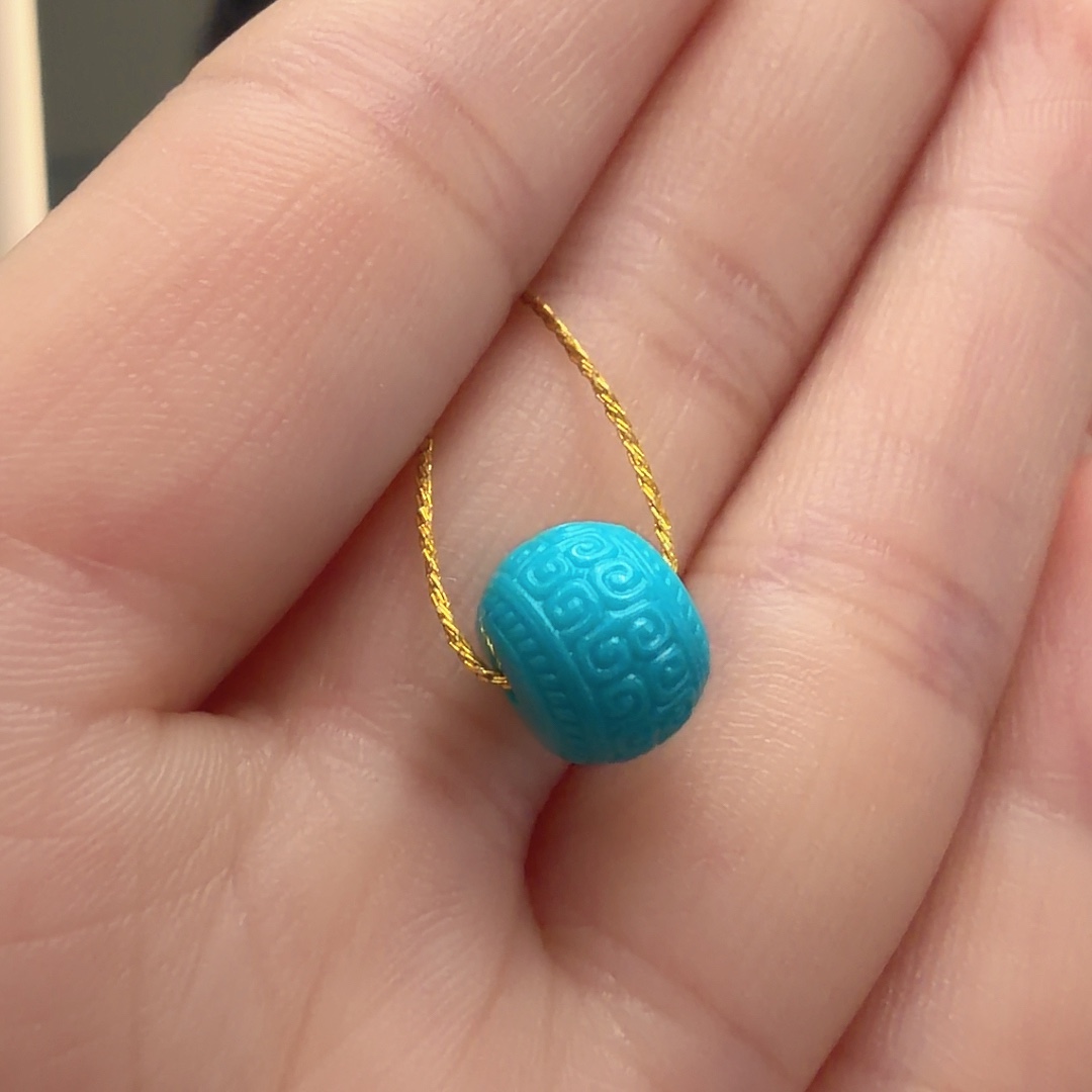 绿松石未镶嵌颈饰