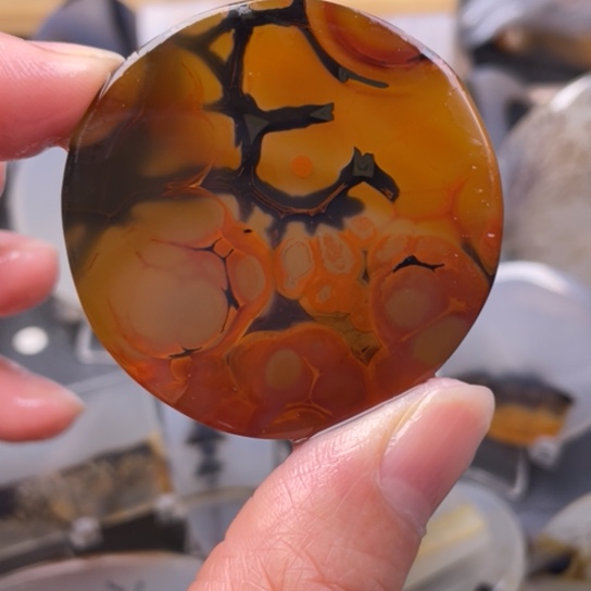 玛瑙/玉髓吊坠(不含链)未镶嵌