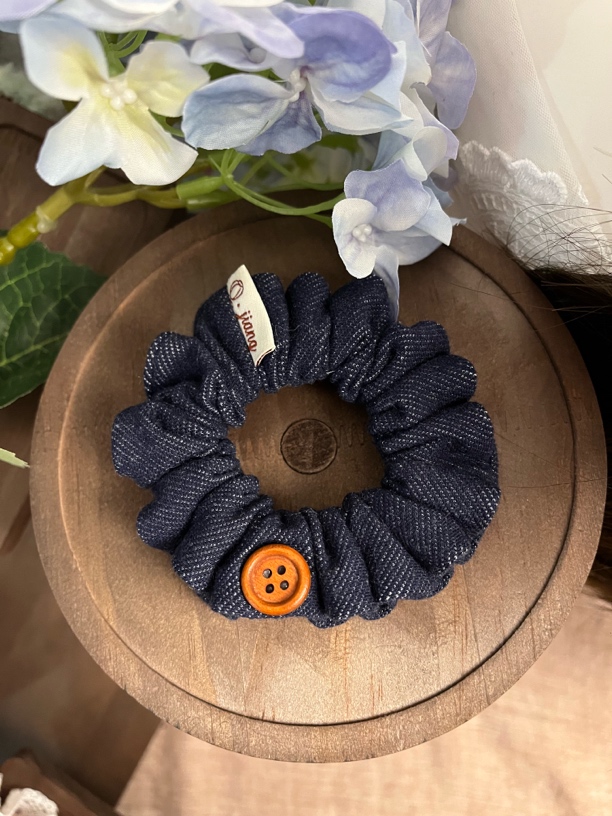 播间选款自家手作发圈马尾时尚简约美式极简风muji风lulu风