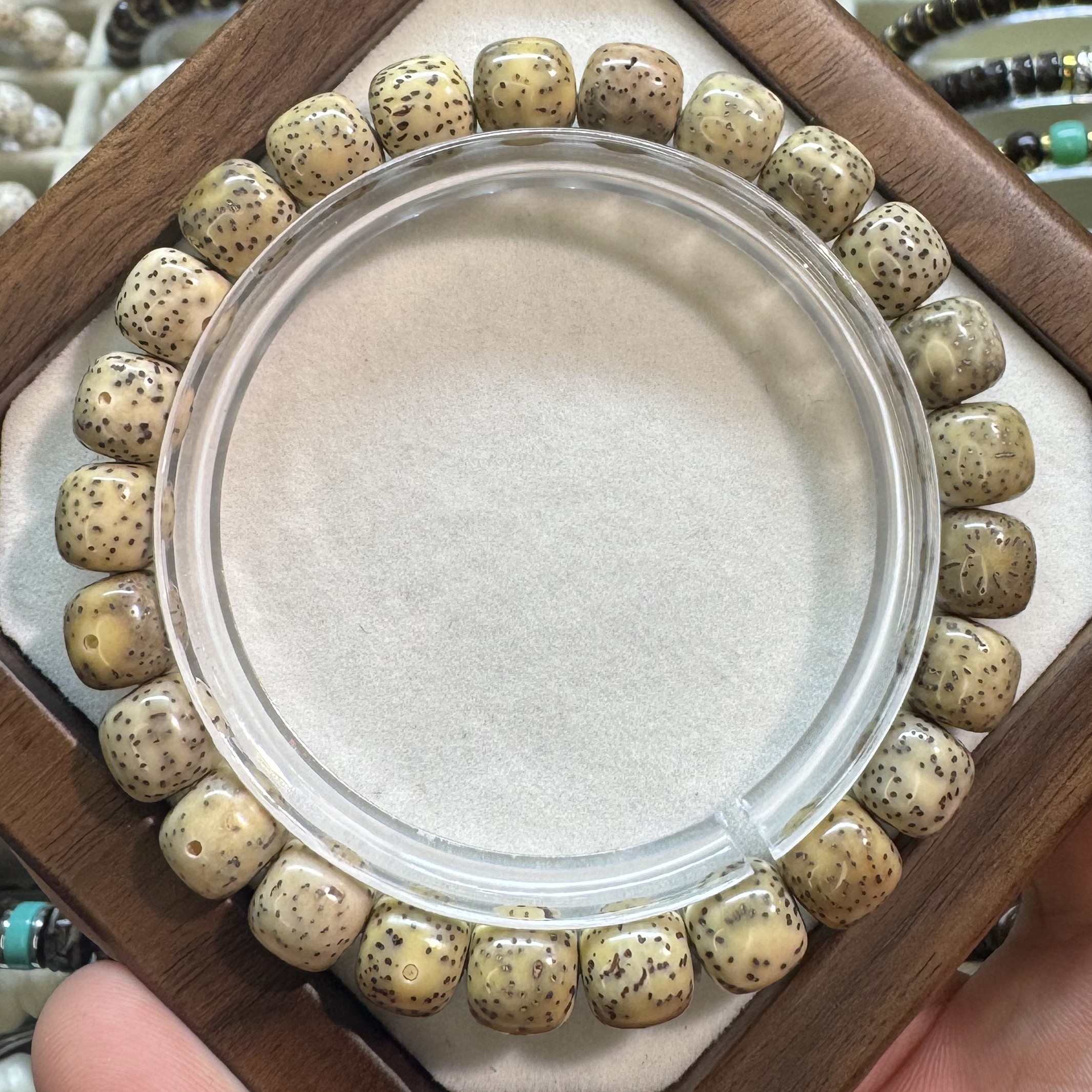 星月菩提手串 （瑕疵品，氧化发黄，新手练手款）福利款 介意勿拍 