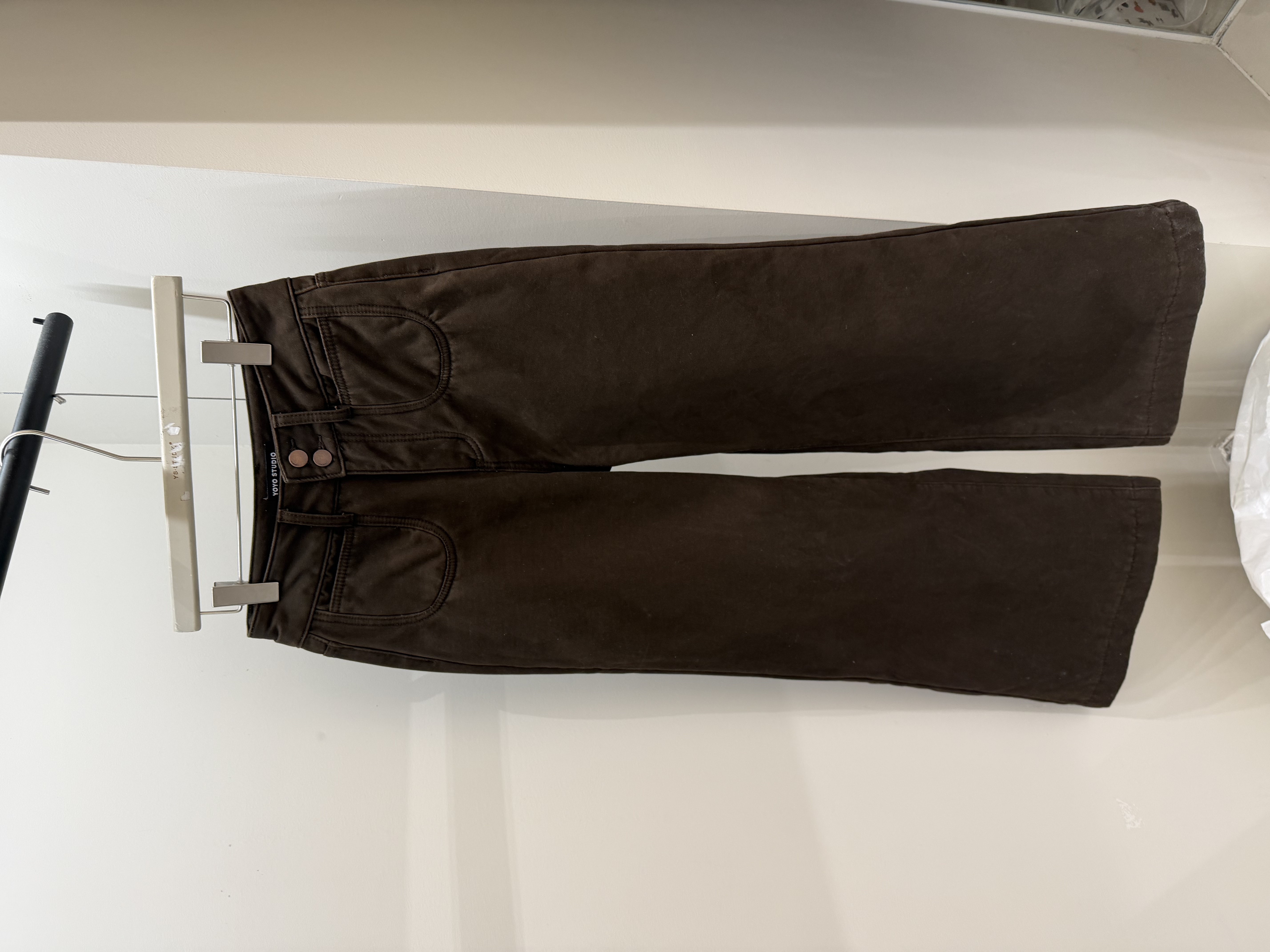 唐火火【双口袋设计】加绒加厚冬款显瘦百搭设计感阔腿拖地裤