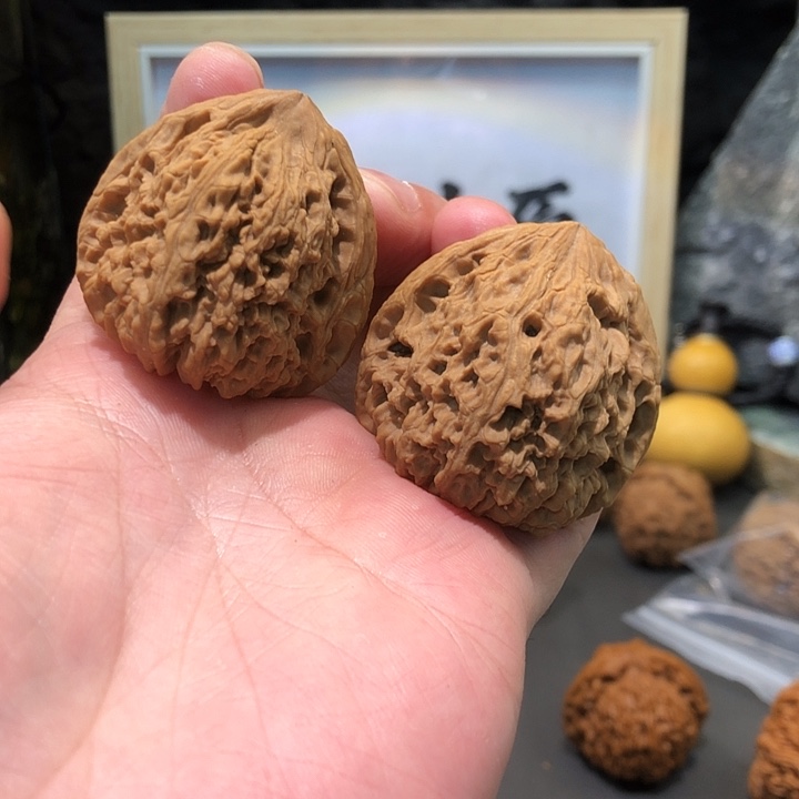 把件文玩核桃南将石