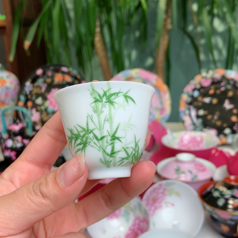 【闪购商品】景德镇竹子杯子的