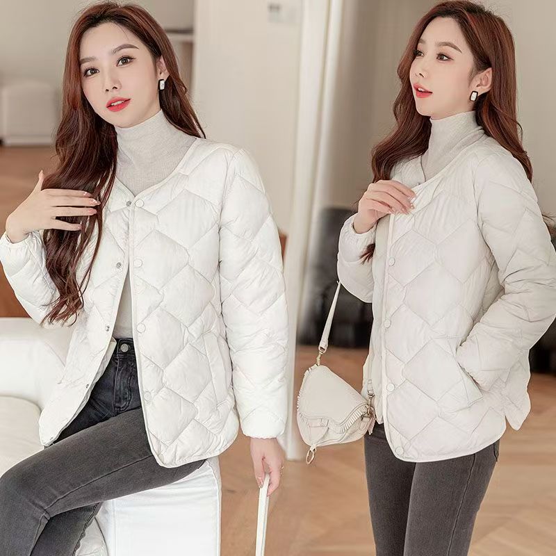 Z新款棉服美拉德超轻短款棉服女轻便新款洋气小棉袄