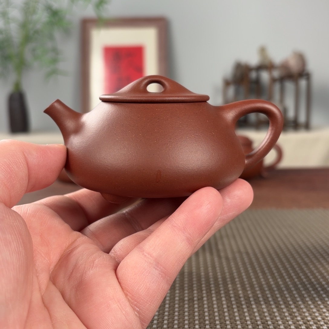 紫砂茶壶黄龙山原矿紫砂壶150