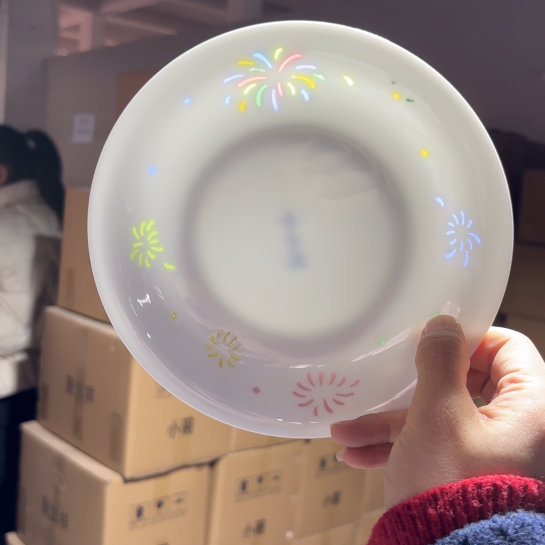 瓷碗景德镇陶瓷两只微瑕