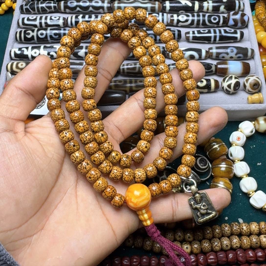 柏香籽/百香籽吊坠星月