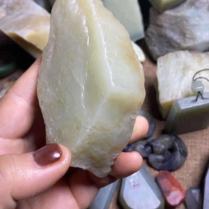 也***丶和田玉（糖玉）未镶嵌挂件