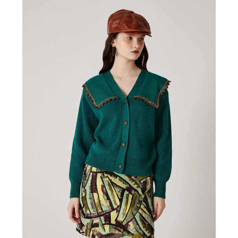 【尚雅】D63开襟毛衫5V3M43153