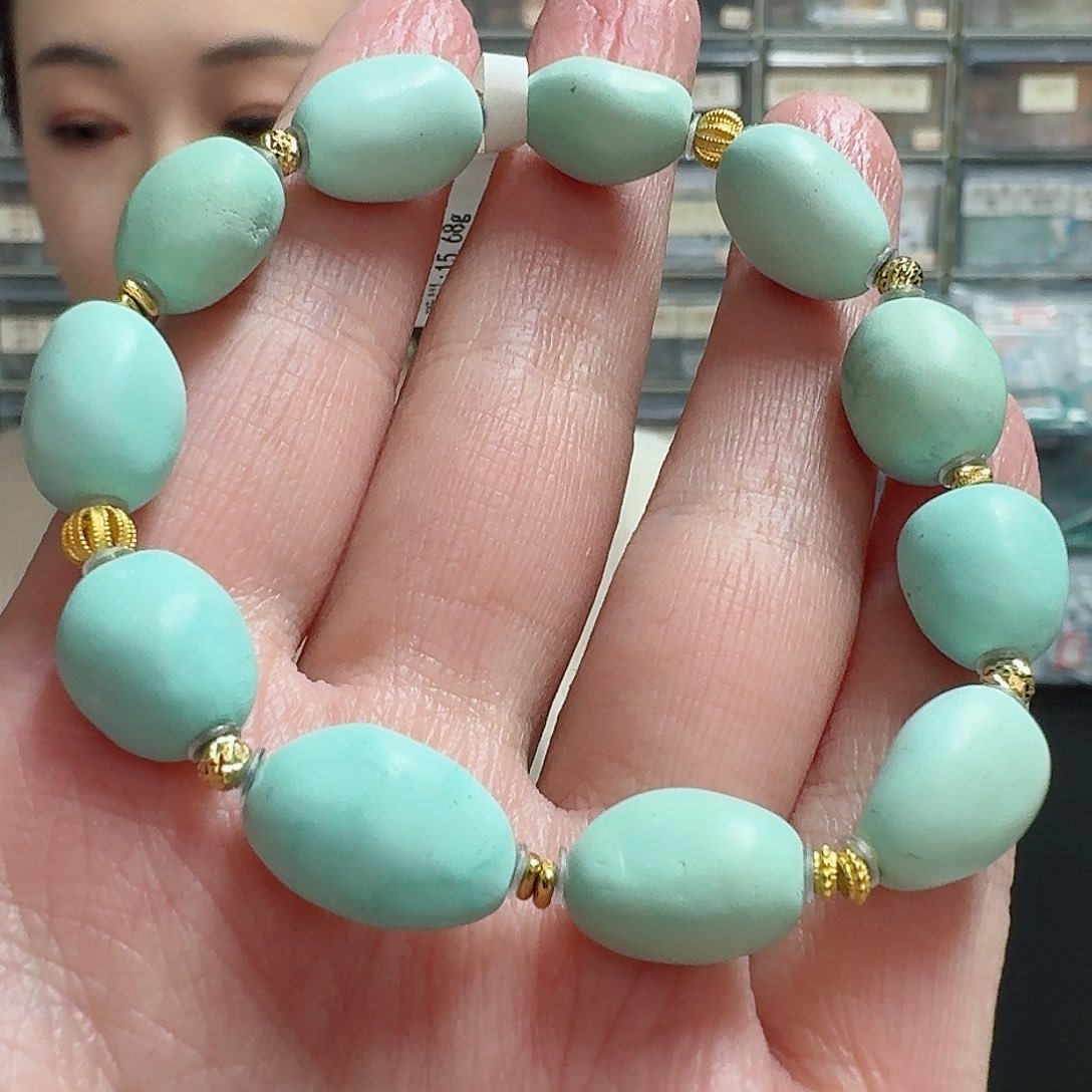 绿松石珠宝奇石未镶嵌