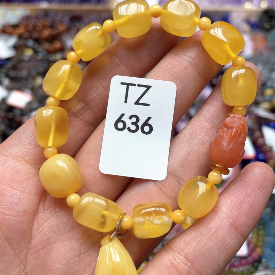 蜜蜡手链未镶嵌手串