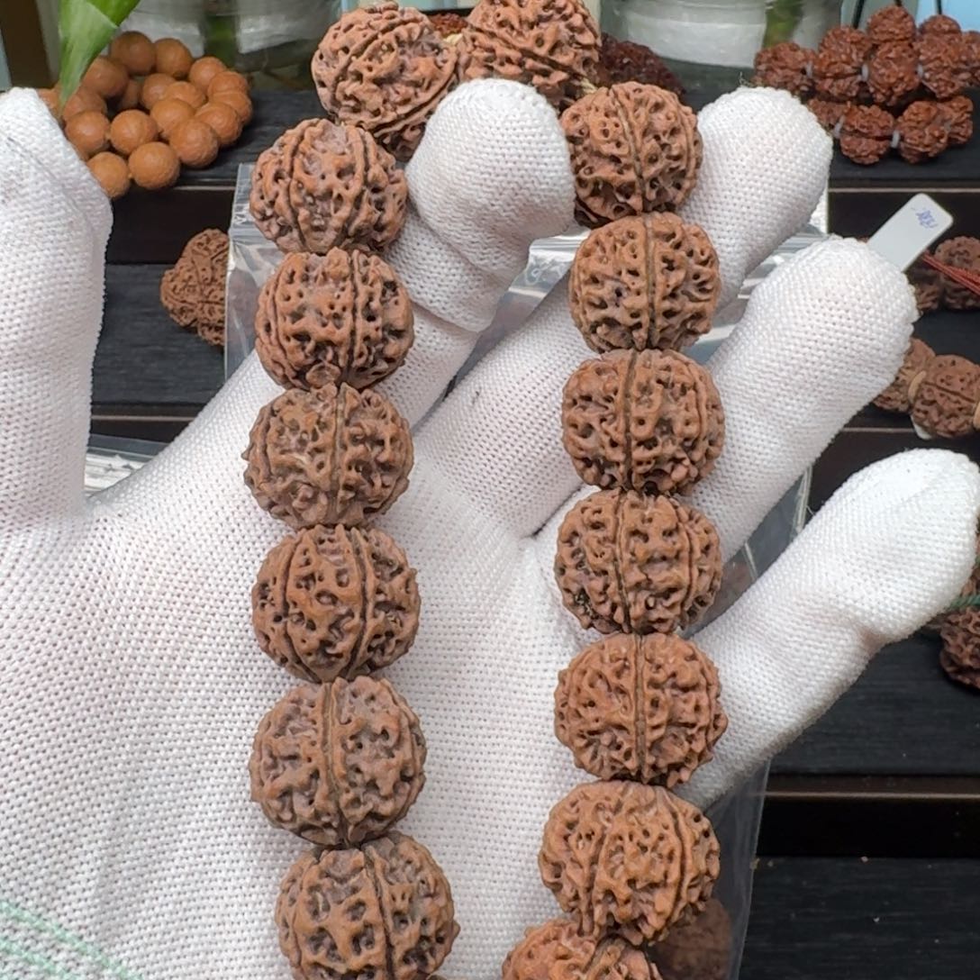 手串金刚菩提20雪花六瓣（大镂空）