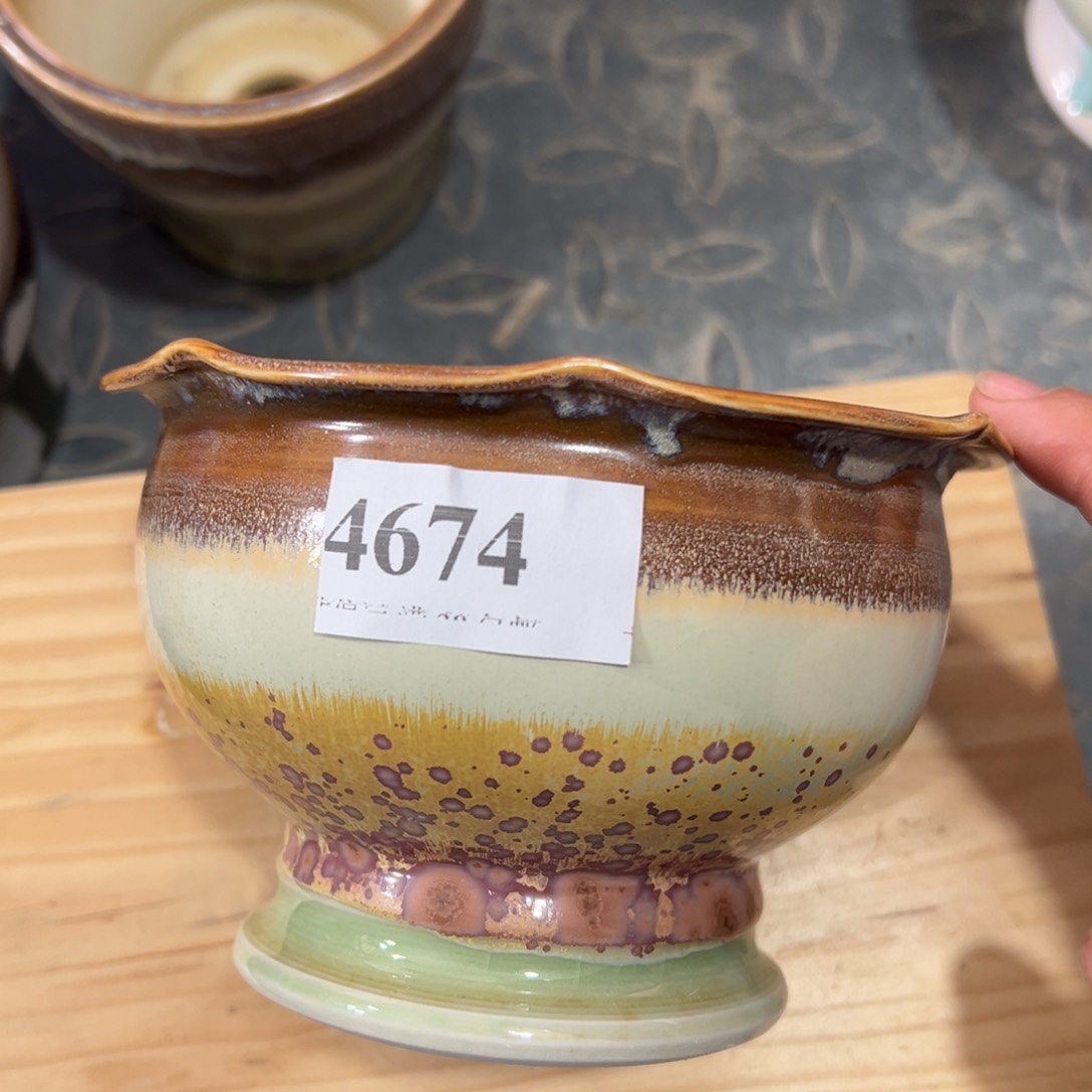 红陶口10高8 景德镇手工花盆