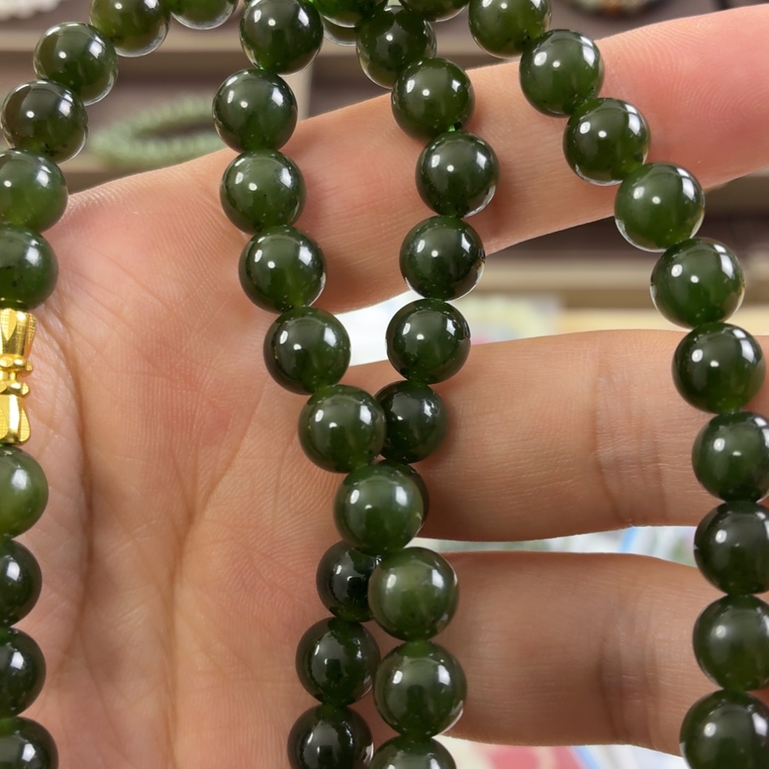 未镶嵌手链和田玉微瑕不退不换93