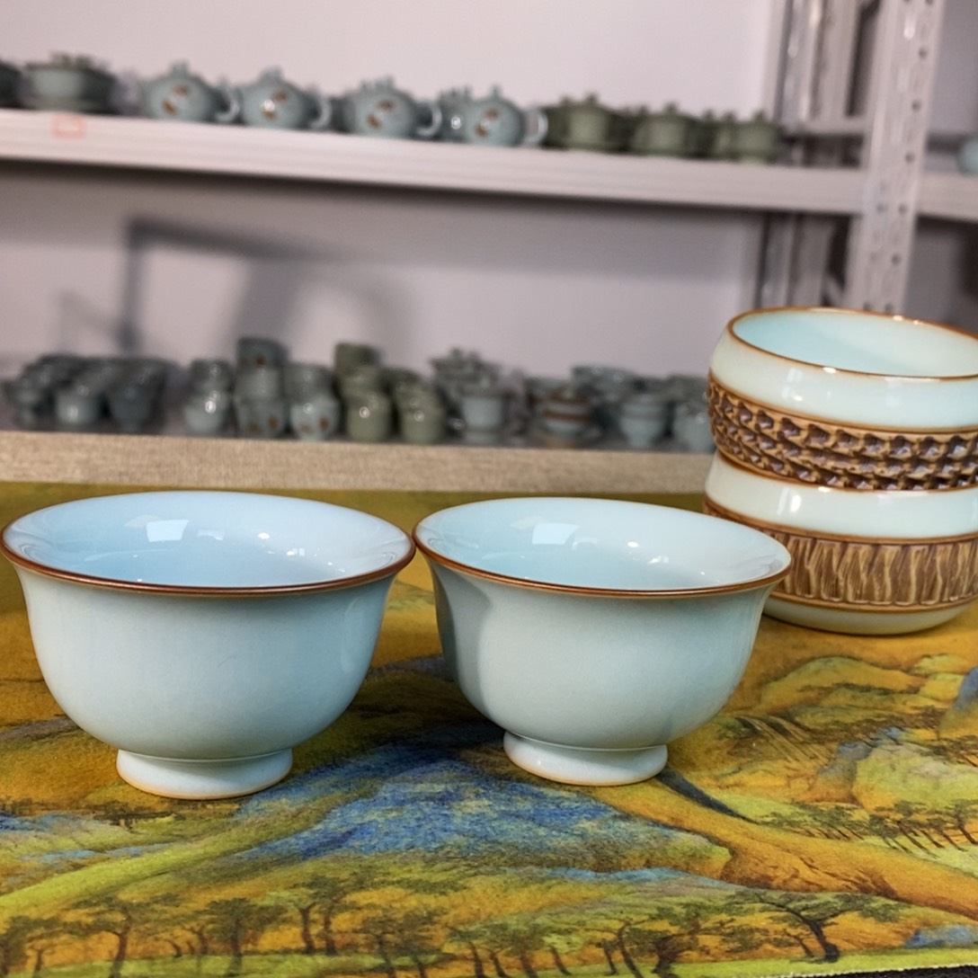 【闪购商品】天青小压手一对一级。。。。。