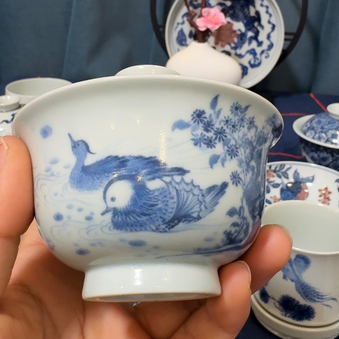 青风瓷影手工手绘