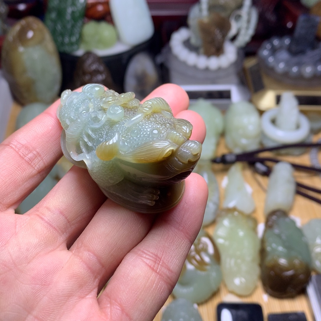 和田玉把件未镶嵌