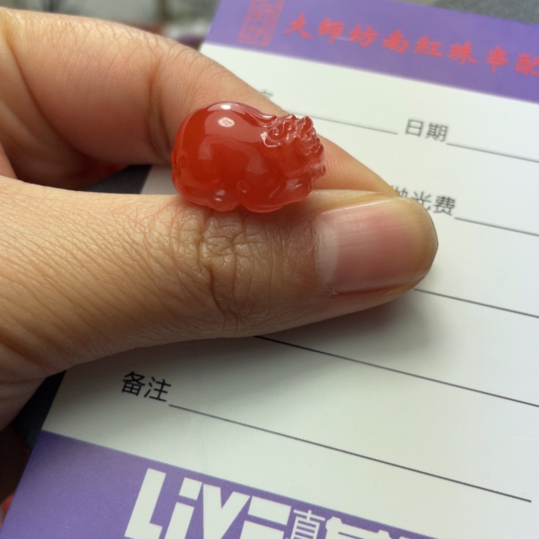 南红玛瑙貔貅未镶嵌