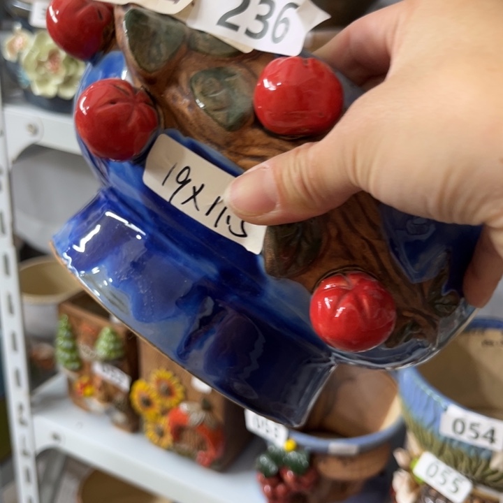 紫砂花盆粗陶材质多肉花盆