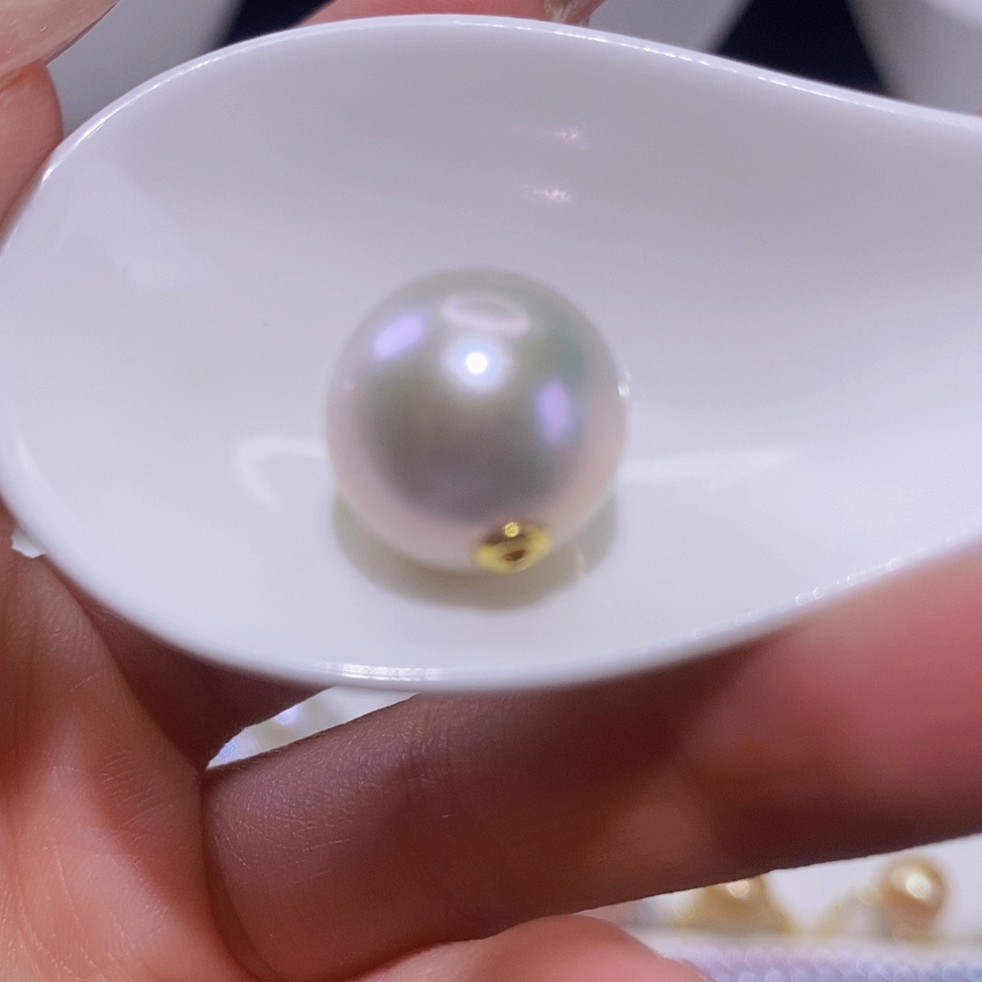 淡水珍珠颈饰银S925镶嵌