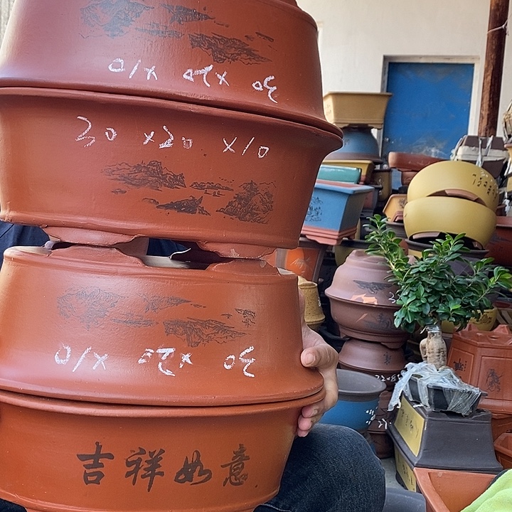 紫砂花盆紫砂花盆