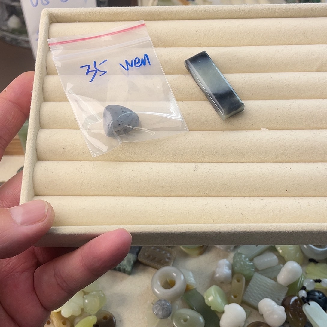 W****和田玉未镶嵌颈饰