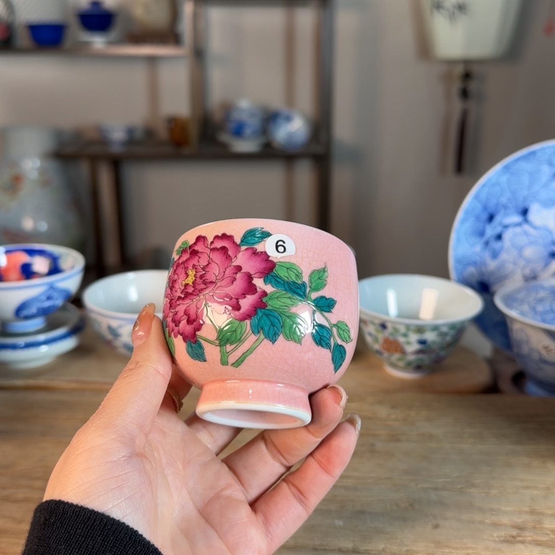 杯景德镇陶瓷柴烧多人