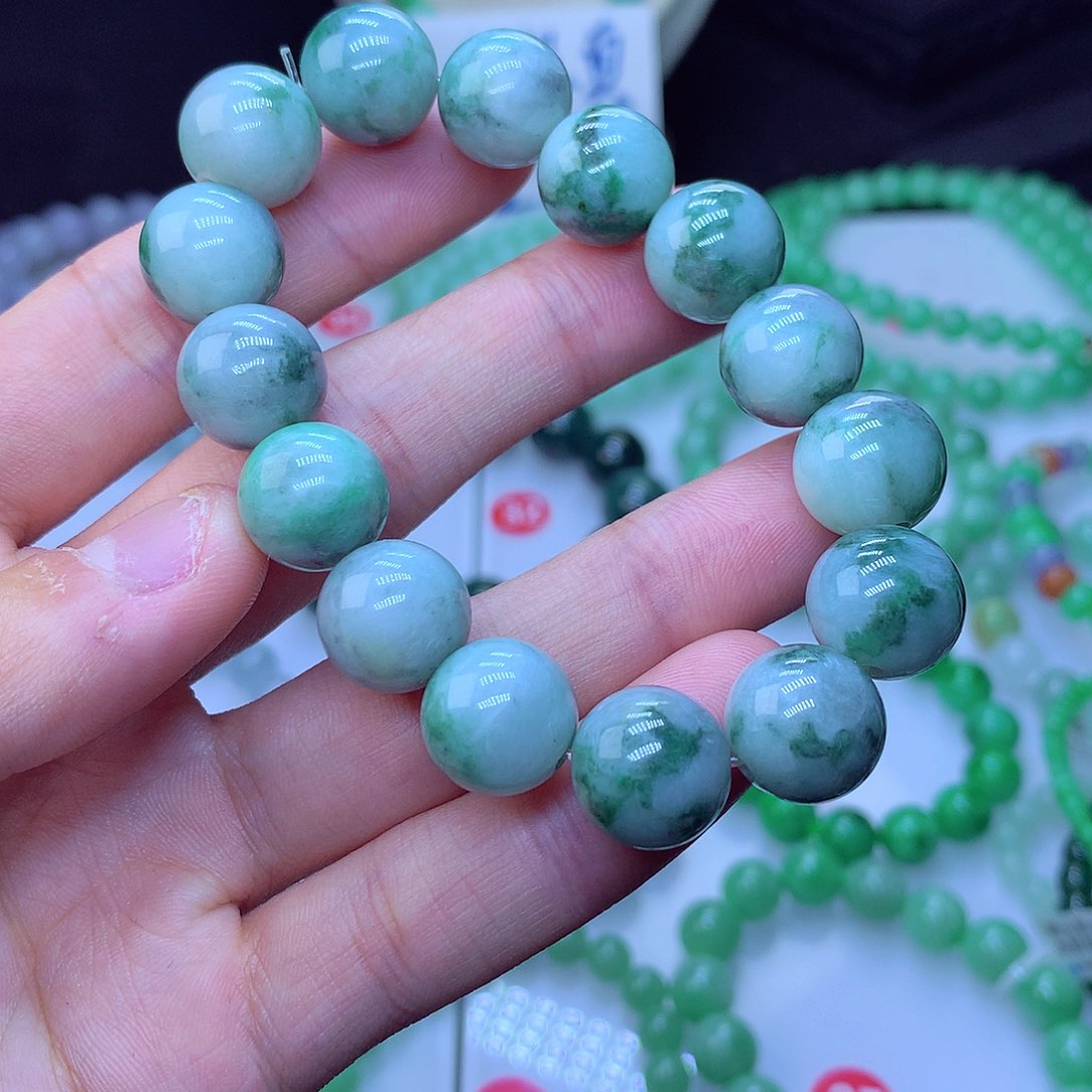 翡翠毛衣链未镶嵌13