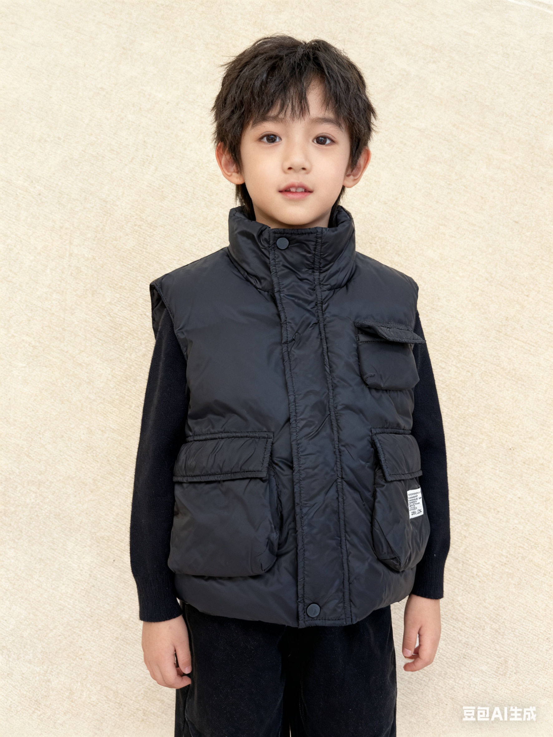 MJ-24231儿童马甲中性韩版新款百搭 休闲 洋气时尚