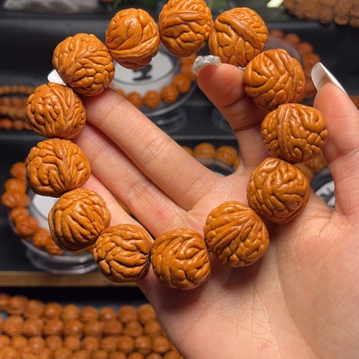 桃核手串赵*二桃核单圈