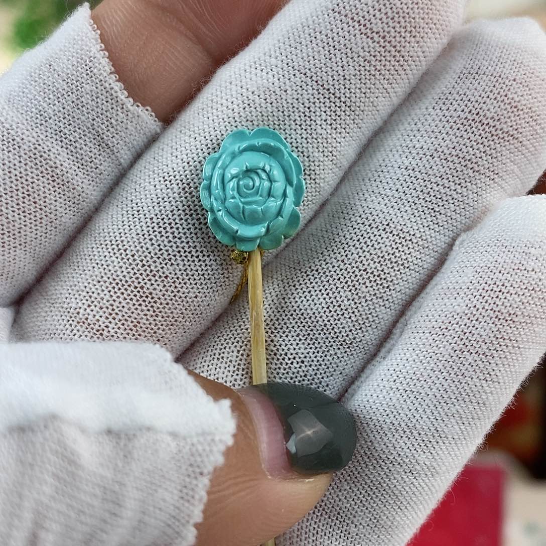 绿松石珠宝奇石未镶嵌