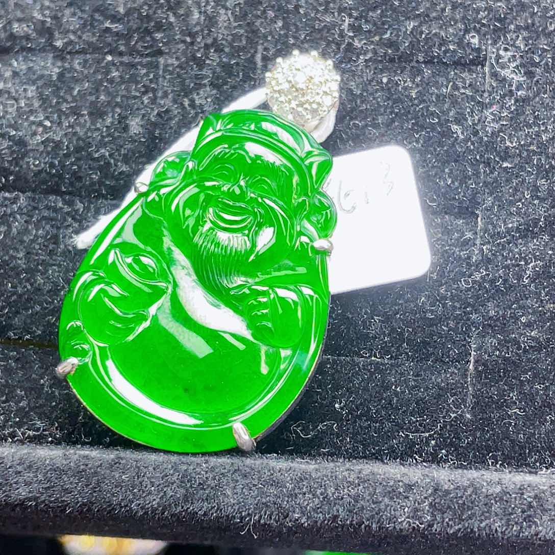 翡翠未镶嵌吊坠(不含链)用****528