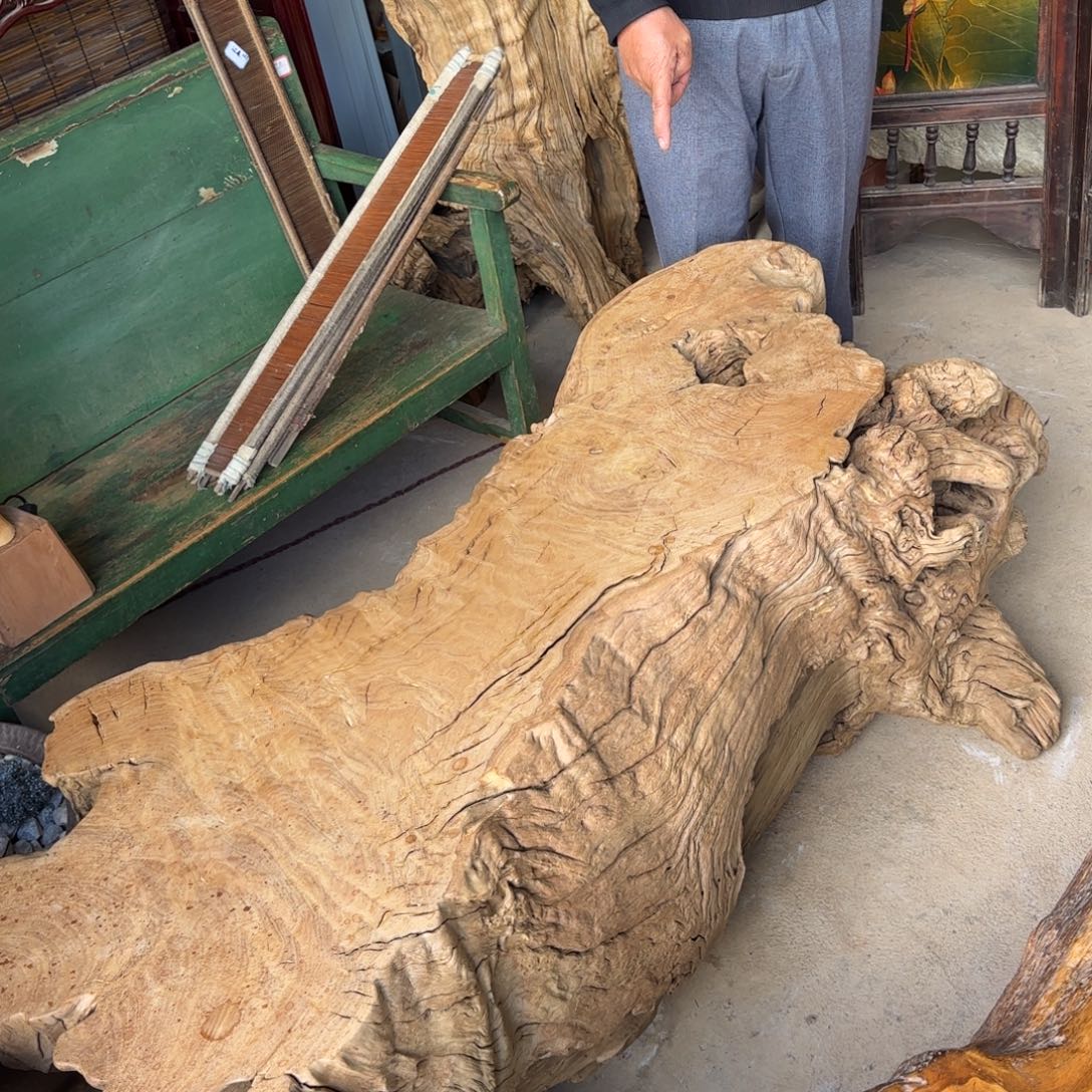 香樟木铁梨木茶桌孤品